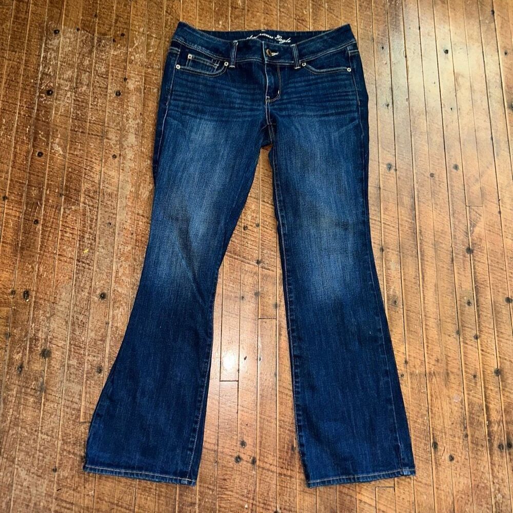 American Eagle slim boot size 10 cowboycore western jeans